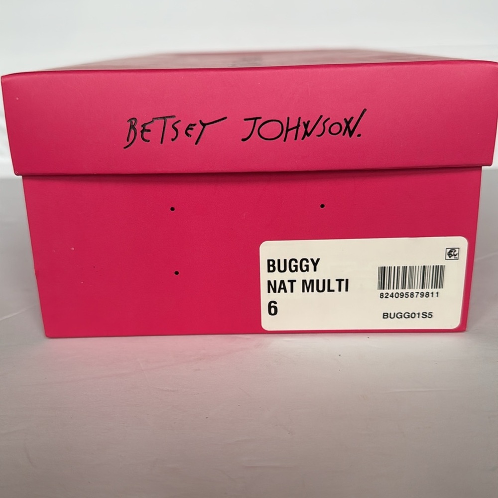 BETSY JOHNSON Buggy Women's Ladybug Embellishment Slingback Sandals Size 6M NEW - Picture 11 of 13
